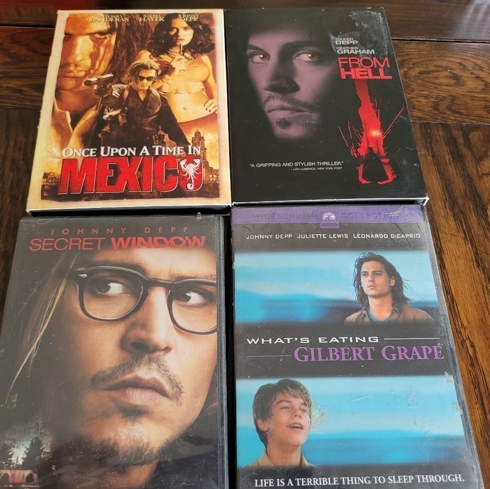 JOHNNY DEPP DVD BUNDLE